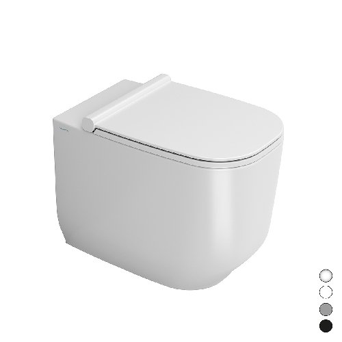 DOLOM VASO FILO MURO BTW ALBA Bianco Opaco