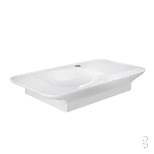 RAK   LAVABO SOSPESO VALET DA 92 CM RIPIANO A DX Bianco Alpino