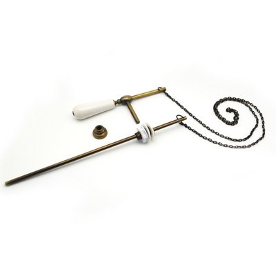 DH 182-R5094-BR KIT ASTA-CATENELLA PER CASSETTA ALTA ANTICHIZZATA