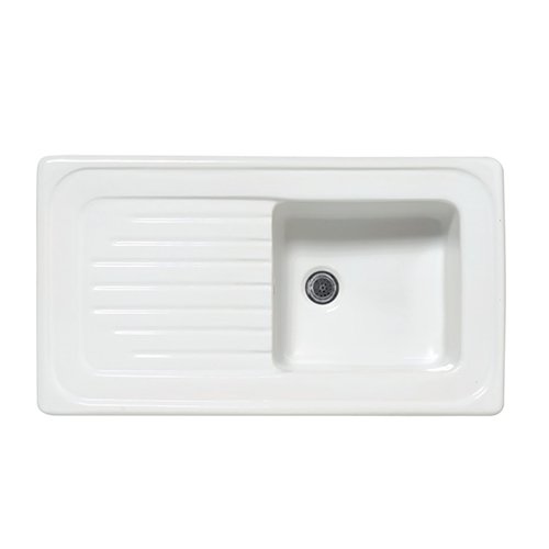 LINPH 185-C280 LAVELLO DA INCASSO IN CERAMICA MOD. C280 CON 1 VASCHETTA 90 x 50