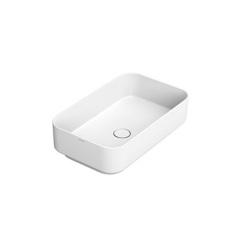DOLOM LAVABO DA APPOGGIO RETTANGOLARE NOEMI cm 64 x 38 Bianco