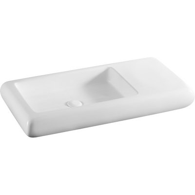 LINPH 185-LA33 LAVABO DA APPOGGIO MOD. LA33 CM 80 X 42