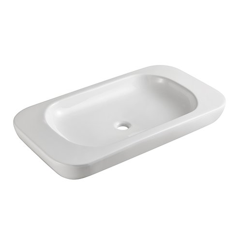 LINPH LAVABO DA APPOGGIO MOD. LA68 CM 81 X 46,5 Bianco