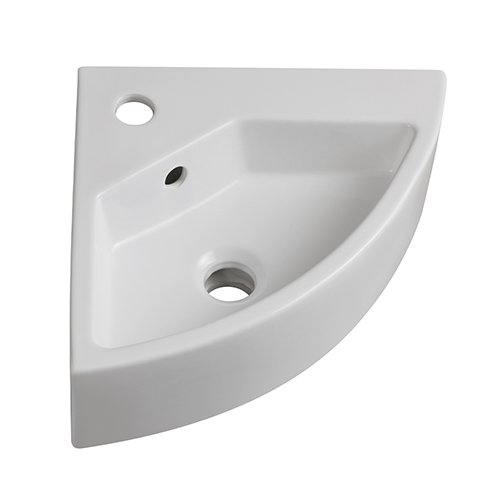 LINPH LAVABO AD ANGOLO MOD. LN58 CM 49 x 35 Bianco