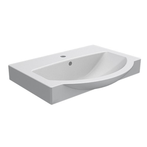 LINPH 185-LP95-BI050 LAVABO A PARETE MOD. LP95 CM 50X40