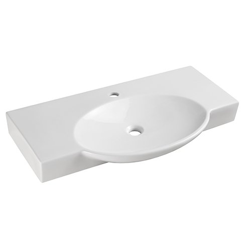 LINPH LAVABO A PARETE MOD. LP962 CM 84.5 x 47.5 cm 84,5 x 47,5