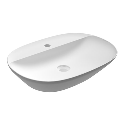 RAK 185-RNALF-60 LAVABO DA APPOGGIO OVALE ALLUNGATO (MONOFORO) VARIANT 60X42CM