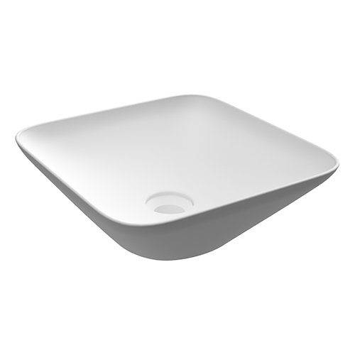 RAK 185-RNAQ-36 LAVABO DA APPOGGIO QUADRATO (SENZA FORO) VARIANT 36X36 CM