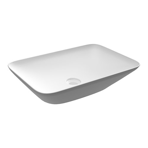RAK 185-RNAR-55 LAVABO DA APPOGGIO RETTANGOLARE (SENZA FORO) VARIANT 55X36 CM