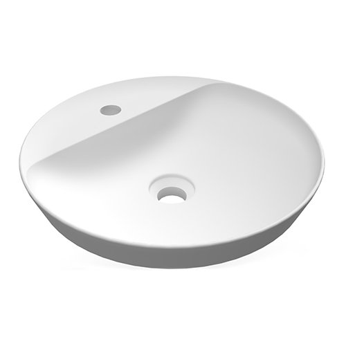 RAK 185-RNSTF-42 LAVABO AD INCASSO TONDO MONOFORO VARIANT 42 X 42 CM
