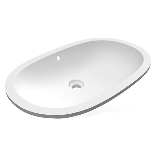 RAK 185-RNTL-65 LAVABO SOTTOPIANO OVALE ALLUNGATO VARIANT 65X41CM