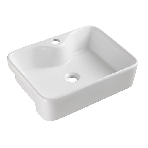 LINPH LAVABO SEMINCASSO MOD. RSI03 Bianco