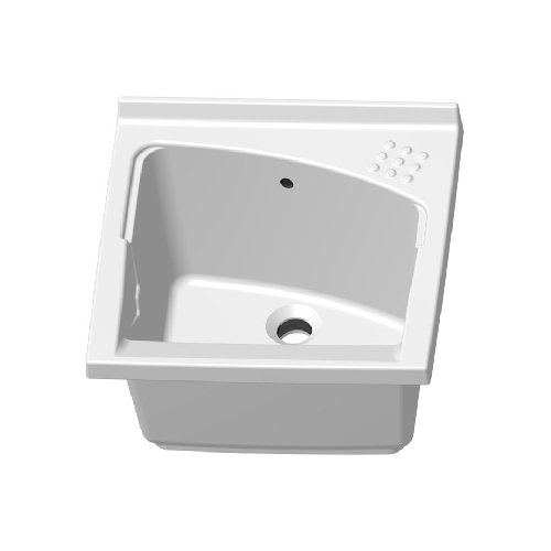 DOLOM LAVATOIO IN CERAMICA REVINE DA INCASSO PER MOBILE cm 61 x 61