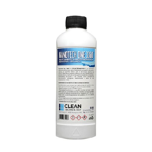 CLEAN 201-3604 TRATTAMENTO PROFESSIONALE NANOTECH ONE 3360 PER VETRI E CERAMICHE