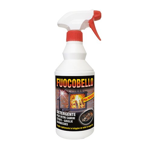 ESCLU DETERGENTE PER VETRI CAMINI FUOCOBELLO 750 ml