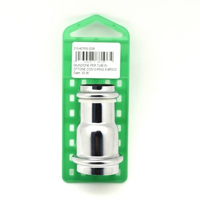 FAIDF 210-407RS-4032 GIUNZIONE PER TUBI IN OTTONE CON O-RING S-BRICO