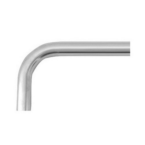 DEBOR CANOTTO CURVA 90° IN OTTONE CROMO D.32-  150X250 mm