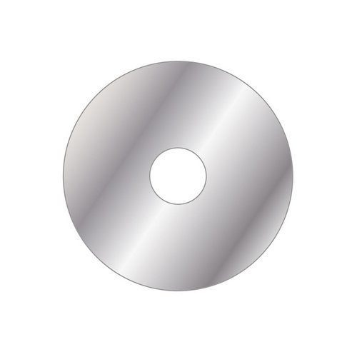 DEBOR ROSONE INOX TONDO D. 80 CON BIOADESIVO Foro D. 20 mm
