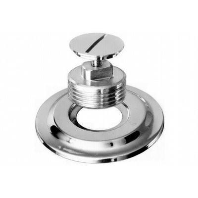 ALBER 211-564 TAPPO CON VITE CON ROSONE IN OTTONE