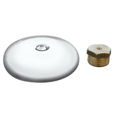DH 211-5641 TAPPO OTTONE CON VITE E ROSONE 1/2
