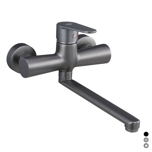 DH 234-L150-NS MISCELATORE MONOCOMANDO LAVELLO A MURO SERIE LIZZY