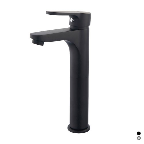DH 234-P113-NE MISCELATORE MONOCOMANDO LAVABO ALTO CM 23,5 SERIE PACO