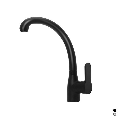 DH 234-P160-NE MISCELATORE MONOCOMANDO LAVELLO BOCCA ALTA SERIE PACO