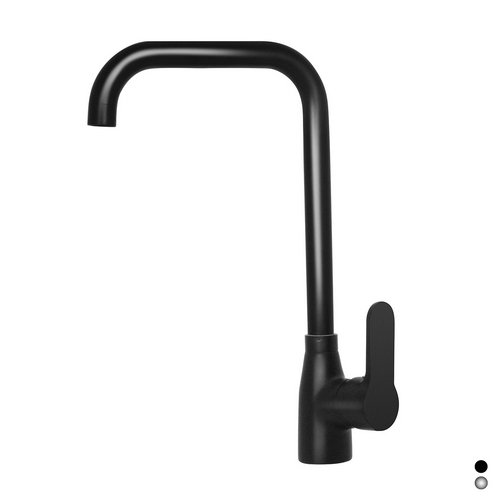 DH 234-P161-CR MISCELATORE MONOCOMANDO LAVELLO CANNA QUADRA SERIE PACO