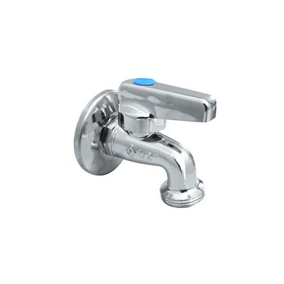 BUGAT 240-912 RUBINETTO LAVATRICE CROMATO A SFERA CON ROSONE