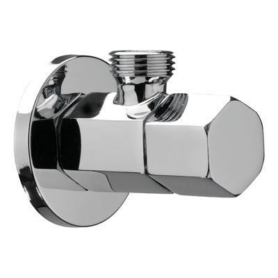 RERU 240-9352 RUBINETTO SOTTOLAVABO D'ARREDO MOD. ESAGONALE 1/2X10