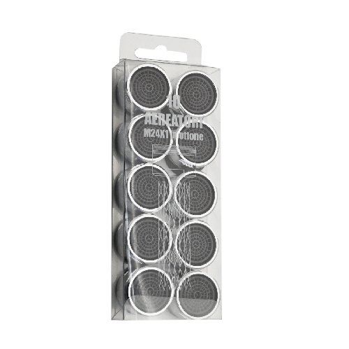 senza 241-0225 10 PZ AERATORI MASCHIO IN OTTONE PER RUBINETTI 24X1