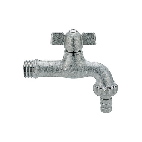 ENOLG RUBINETTO PORTAGOMMA OTTONE NICHELATO ANTIGELO 1/2