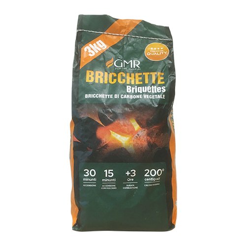 ESCLU BRICCHETTE DI CARBONE VEGETALE 5 kg