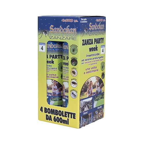 SANDO 244-G7219 KIT 4 PZ INSETTICIDA ZANZA MONTH PACK