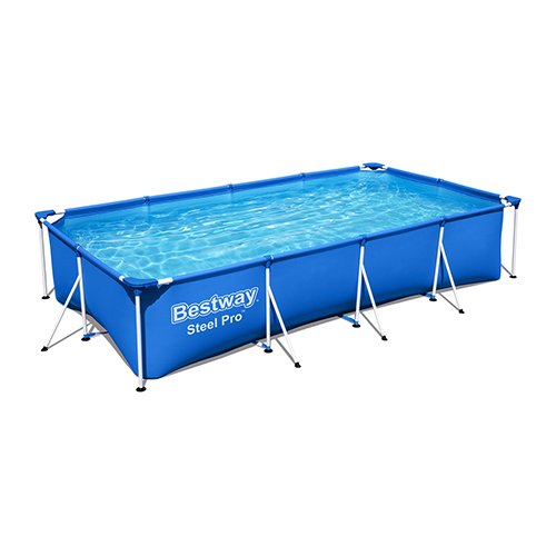 BESTW 244-GB56405 PISCINA FUORI TERRA STEEL PRO FRAME RETTANGOLARE