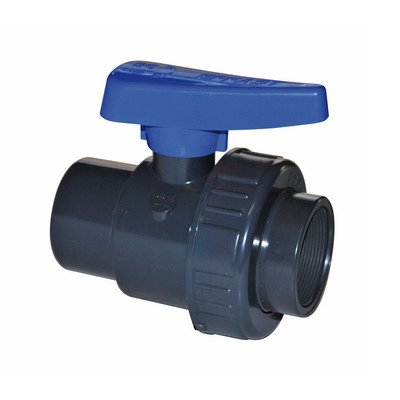 IRRIT 244-H301-11 VALVOLA A SFERA MONOGHIERA IN PVC CON FILETTO FF