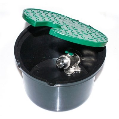 IRRIT 244-HPVM-05 POZZETTO CON VALVOLA IN METALLO 2 INGRESSI