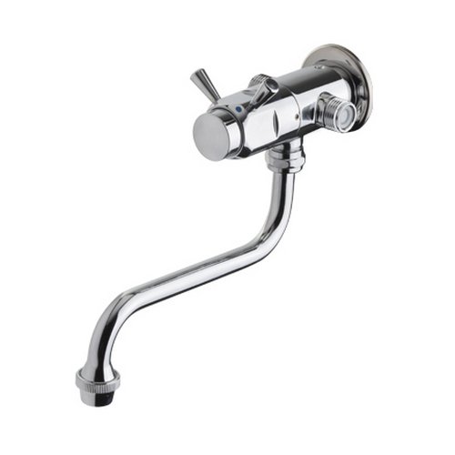 MCM 245-106 MISCELATORE A MURO TEMPORIZZATO CON CANNA GIREVOLE