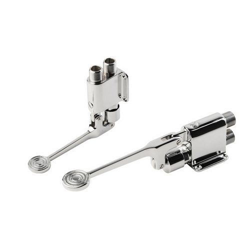 MCM 245-110 RUBINETTO TEMPORIZZATO A PEDALE A PARETE-PAVIMENTO