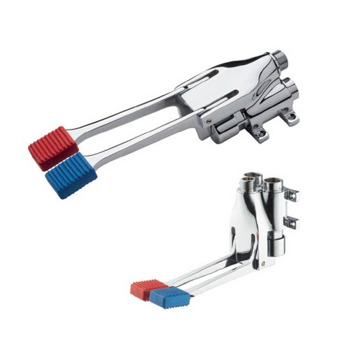 MCM 245-112 MISCELATORE TEMPORIZZATO A PEDALE  A PARETE-PAVIMENTO