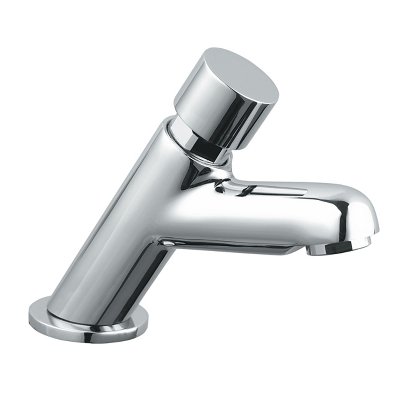 IDRAL 245-324 RUBINETTO COLLO CIGNO A PULSANTE CON ARRESTO TEMPORIZZATO