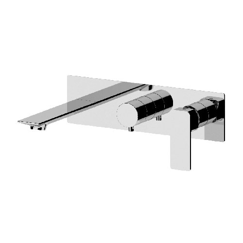 MARIA SET MISCELATORE A INCASSO A 2 VIE VASCA DOCCIA LINEA ICON Cromo