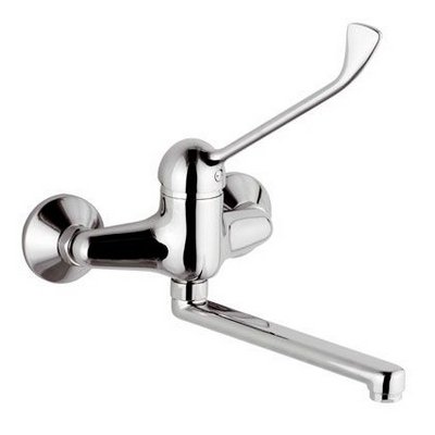 MARIA 272-E051 MISCELATORE MONOCOMANDO LAVELLO A MURO CON LEVA CLINICA EPIC