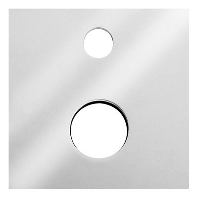 MARIA 272-ZP906 PLACCA PER MISC. INCASSO CON DEVIATORE POLAR NOSTRO ART. 272-P045