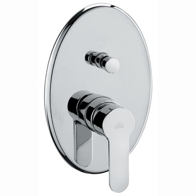 PAFFO 274-B245 MISCELATORE MONOC. INCASSO DOCCIA CON DEVIATORE LINEA BLU