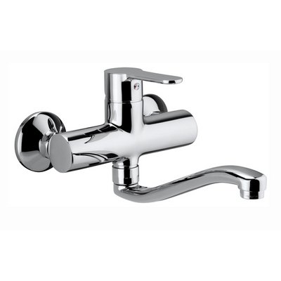 PAFFO 274-B250 MISCELATORE MONOC. LAVELLO A MURO LINEA BLU