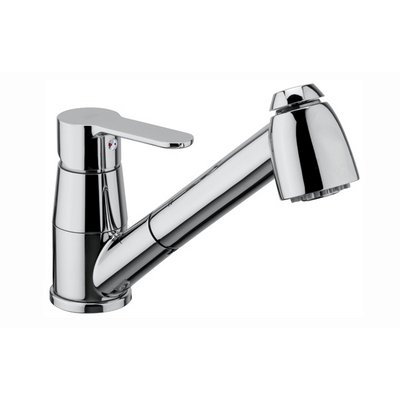 PAFFO 274-B261 MISCELATORE MONOC. LAVELLO CON DOCCIA ESTRAIBILE LINEA BLU