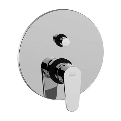 PAFFO 274-G745 MISCELATORE MONOC. INCASSO DOCCIA C/DEVIATORE LINEA GREEN