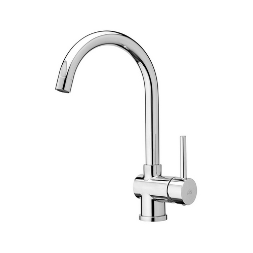 PAFFO MISCELATORE LAVELLO MONOFORO CANNA ORIENTABILE STICK Cromo