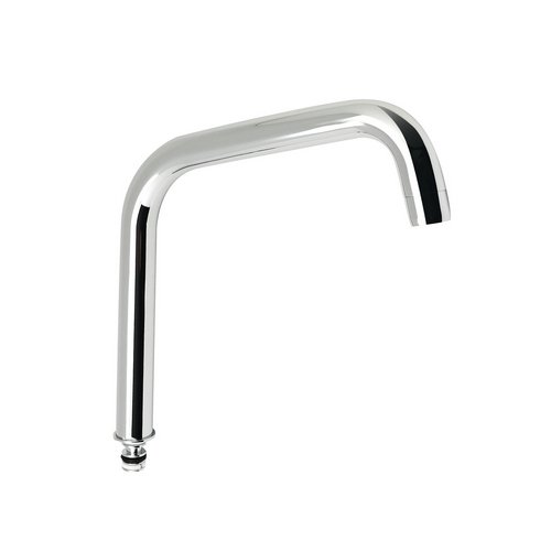 PAFFO CANNA TUBO ALTA D24  CON AERATORE PER NETTUNO DUE Cromo